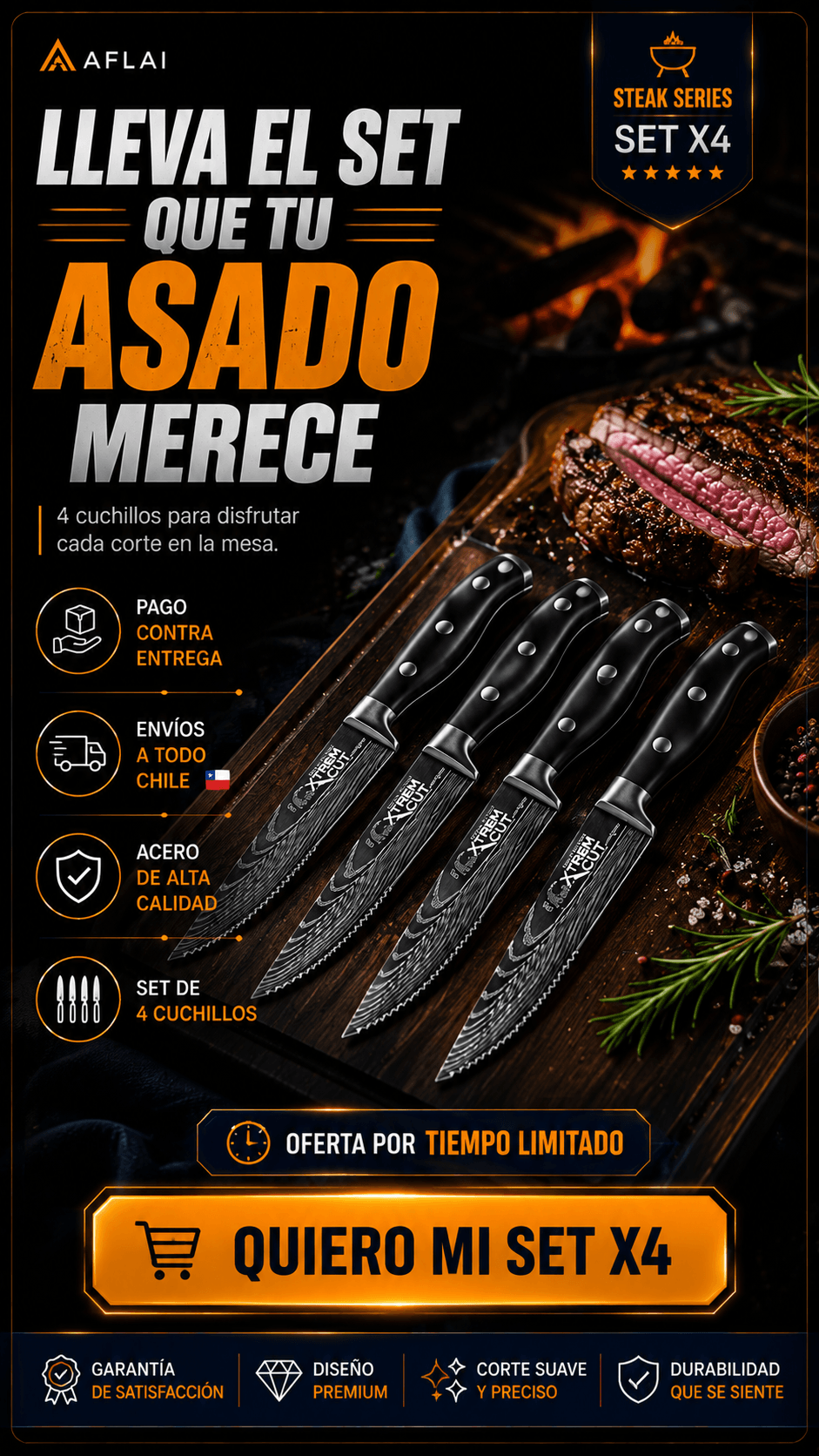 Set Cuchillos de Carne